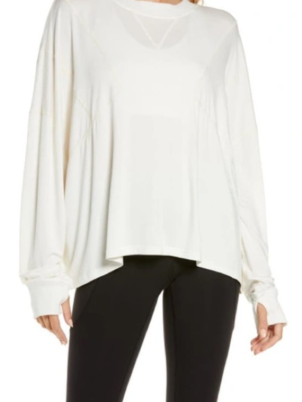 FREE PEOPLE FP MOVEMENT
Runner Up Long Sleeve Shirt In Brushed Sail